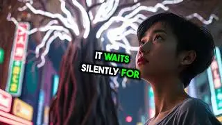 The AI Spirit Tree: A Neon Future of Human Imagination & Technology