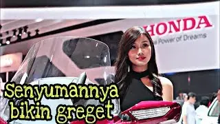 cara bikin SPG cantik ketawa senyum di IIMS 2018