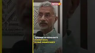#budget2024 | S Jaishankar Highlights Budget 2024's Global Significance #shorts #viral