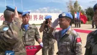 Chinese peacekeepers in Lebanon win UN peace medal