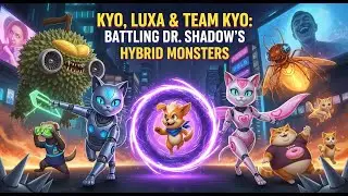 Kyo, Luxa & Team Kyo Battling Dr  Shadow's Hybrid Monsters