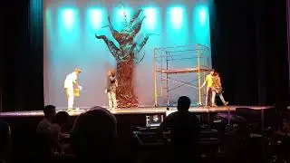 The Lightning Thief Understudy Run Slime Tutorial: Poseidon Meeting Clip