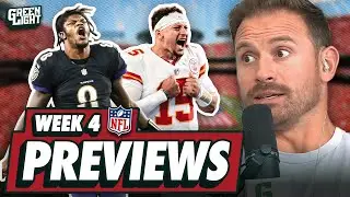 Ravens vs Chiefs, Eagles-Bucs Rivalry & Jaxson Dart's Debut  | NFL WK4 Previews