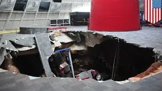 Corvette museum sinkhole swallows 8 rare sports cars