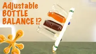 How to make a Bottle balance structure - Balancing Centre of Mass - dArtofScience