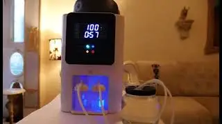 Poland best selling HIM 17 hydrogen inhalation machine 300ml 600ml hydrogen and oxygen inhalation ma