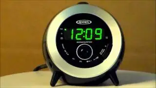 Jensen JCR-225 Dual Alarm Projection Clock Radio