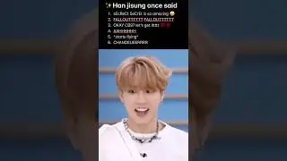 ✨Han jisung once said&hellip; he has so many iconic moments #hanjisung  #straykids #stay #skz #han