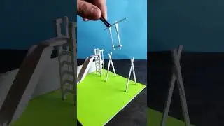 Lets play in the mini park | miniature park #crafts #diy #diyprojects