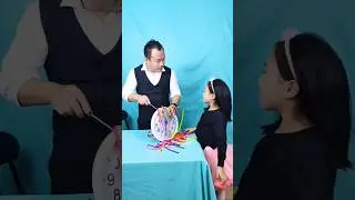 Dad vs Balloon: DIY Cold Drink Challenge🥤🎈🤣  #shorts #viral