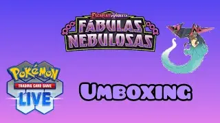 Umboxing da cole&ccedil;&atilde;o Fabulas Nebulosas no TCG Live #pokemon #jogo #umboxing
