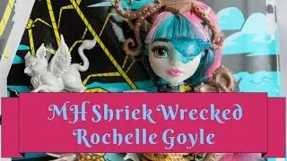 Monster High Shriek Wrecked Rochelle Goyle Doll Review & Unboxing