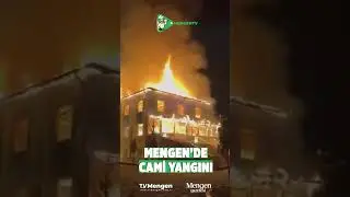 MENGEN Kadısusuz K&ouml;y&uuml;'nde Cami Yangını: Can Kaybı Yaşanmadı