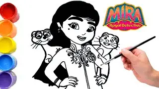 🔴 How To Draw  Mira, Royal Detective With Mikku and Chikku- Cast - Mira, Royal / We're on the Case