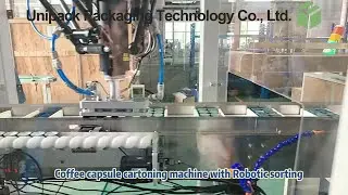 Coffee Capsule Pick & Place (Robot) and Cartoning System