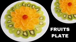 Fruits  Decoration Idea / Easy Fruits Decoration / Fruit curving & cutting Tricks /Kiwi, Orange 🍊