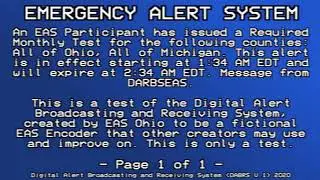 Digital Alert Broadcasting and Receiving System (TEST)