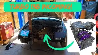 FINALLY MOUNTING THE TURBO FD MOTOR IN MY FC RX7 DRIFT CAR!!