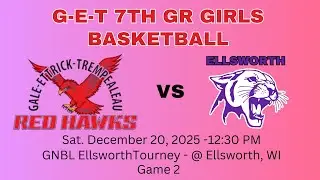 G-E-T 7th Gr Girls Basketball vs Ellsworth
