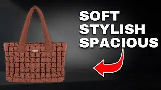 Stylish Puffer Tote Bag Review | Fits 15.6&rdquo; Laptop + Machine Washable!