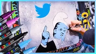 I CHANGE MY PAINTING PROCESS BECAUSE OF TRUMP  / BY ESKOS ART