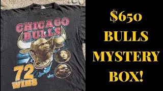РАСПАКОВКА ТАЙНОЙ КОРОБКИ CHICAGO BULLS ЗА 650 ДОЛЛАРОВ!!🔥🏀 | ВИНТАЖНАЯ ОПТОВАЯ КОРОБКА