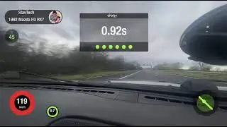 FD RX7 semi PP with a JCB turbo - 100-200kph
