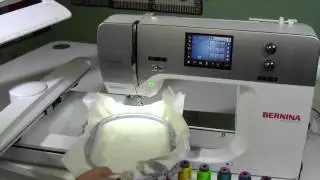 Bernina 770 82 Embroidery Machine Set Up