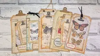 Quick & Easy Tags Using Digital Junk Journal Kits