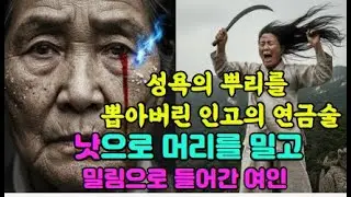 잠들지 않으려 '눈에 소금'을 넣었습니다.서슬 퍼런 과도 수행.