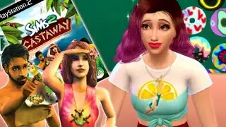 Building shelters and befriending chimps!  // The Sims Castaway Playstation 2