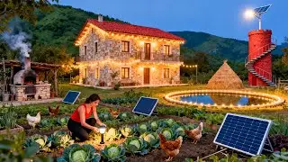 TIMELAPSE -- DIY Solar Lighting System Installation for Farm | Economical, Modern, Eco-Friendly