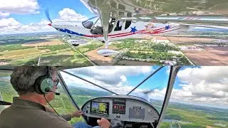 Flight in the Zenith CH 750 Cruzer light sport aircraft: unedited