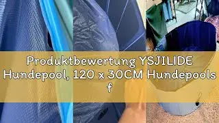Produktbewertung YSJILIDE Hundepool, 120 x 30CM Hundepools f&uuml;r Kleine, Mittlere & Gro&szlig;e, PVC Faltbar