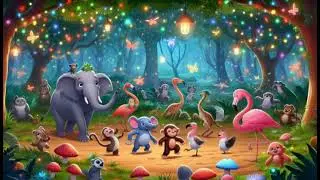 The Animal Boogie Song 🐘 | Dance and Move with Animals for Kids | Fun Animated Music Video!