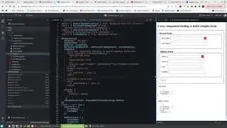 Use Angular 2-way component binding to build complex form