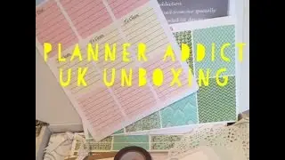 Planner Addict UK Unboxing