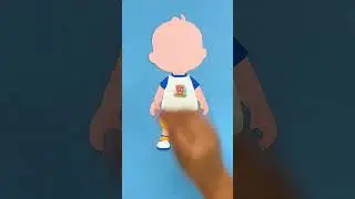 Dress Up with Baby JJ! 😆 DIY Arts and Craft for Kids #cocomelon #dressup #babyjj