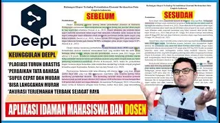 Aplikasi AI untuk Menurunkan Plagiasi dan Similarity Tercepat dan Terbaik - DEEPL