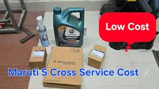 S Cross Service Cost || Maruti Suzuki Genuine Parts || Low Cost Service || Engine Oil 