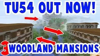 TU54 OUT NOW!!! :  3 Woodland Mansions : Minecraft Xbox + PS3 + PS4 + Wii U