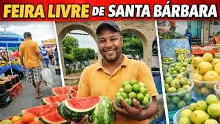 A FEIRA LIVRE DE SANTA BÁRBARA NA BAHIA, VALE A PENA CONHECER.