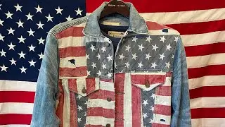 Denim & Supply Ralph Lauren American Flag Trucker Jacket
