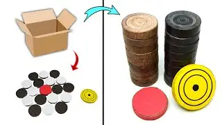 How to make carrom coins | carrom goti kaise banaye | diy carrom coins | carrom board