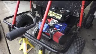 Manco black fox go kart race and carburetor bog discussion. Plus carb upgrade.