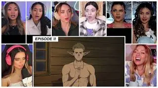 [GIRLS REACT] Frieren meets Kraft the Monk | Frieren Ep 11 Girl Reaction Mashup