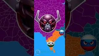 Pakistan & India Vs Galactus - Secret War Part 3 #countryballs #countries #shortsvideo