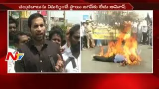 Devineni Avinash Protest against YS Jagan || YS Jagan Comments on Chandrababu || NTV