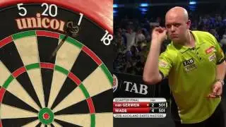 Michael van Gerwen v James Wade ᴴᴰ 2016 Auckland Darts Masters | Quarterfinal