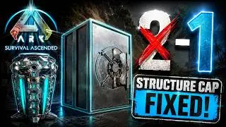ARK FINALLY FIXED STRUCTURE CAP IN ASA *patch notes update*